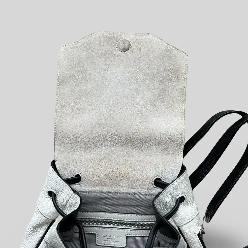 Rag & Bone White Leather Mini Backpack - Picture 13 of 13